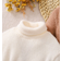 Shein pcs Set Baby Girls Knitted Long Sleeve High Neck Loose Dress Suitable For Outings And Parties AutumnWinter
