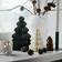 IKEA VINTERFINT Green/White Christmas Tree 20.5cm 2pcs