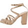Shein Women's Apricot Elegant Fashion Square Toe High Heel Sandals - Apricot