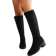 Shein Women's Round Toe Back Zipper Thick Sole Knee High Boots - Black