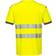 Portwest T181 PW3 Hi-Vis Cotton Comfort T-shirt - Yellow/Grey