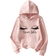 Shein Tween Girl Fleece Lined Thick Warm Pink Hoodie Sweatshirt