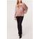 Blue Vanilla Light Brown Bardot Puff Ball Blouse