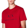 Armani Exchange Slim Fit Jersey T-shirt With Logo - Red
