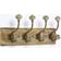 Homescapes Decorative Green Wall Mounted Rack Coat Hook