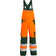 FE Engel 3501-775 Bib Work Pants - Orange/Green