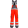FE Engel 3501-775 Bib Work Pants - Red/Grey