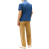 Tommy Hilfiger Herr Kortärmad Regular Fit Polo Shirt med knappslå Blå (Egeiska havet)