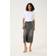 Kaffe Denim High Waist Midi Skirt Pla - Grey