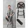 Williston Forge Shakir Grey Bar Stool 99cm 2pcs