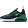 Nike Youth Air Max 270 Trainers - Black White Green