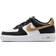 Nike Air Force 1 GS - Black/Black/White/Metallic Gold