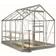 Halls Greenhouses Popular 86 m 3 mm Glas Aluprofil Aluminium Glas