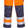 Portwest TX51 Lyon Hi-Vis Contrast Work Trousers - Orange/Navy