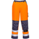 Portwest TX51 Lyon Hi-Vis Contrast Work Trousers - Orange/Navy