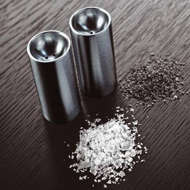 Stelton - Arne Jacobsen - Cylinda Salt & Peppar Set (Stål)