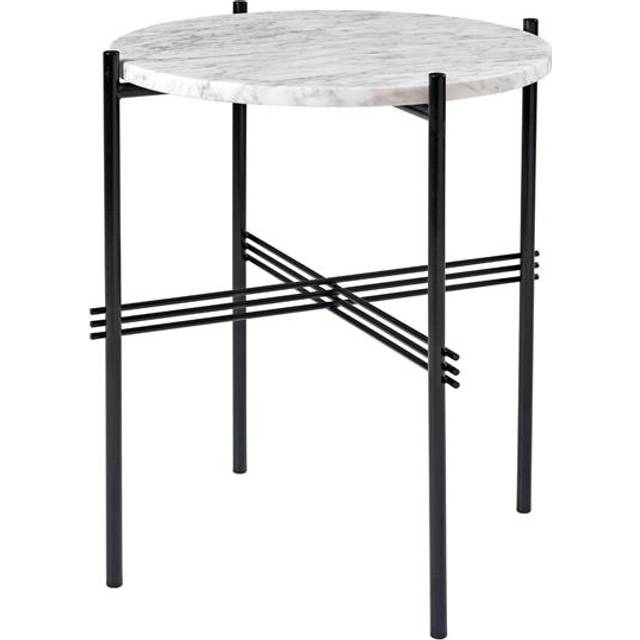 Gubi - Ts Sidobord 40 Cm Svart / Neutralt - Vit