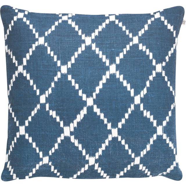 Chhatwal & Jonsson Ikat Kerela kuddfodral 50x50 cm Blå-vit