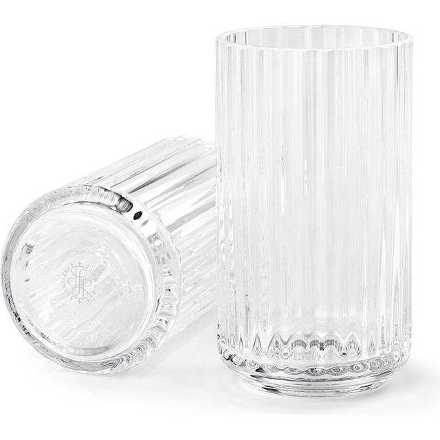 Lyngby Porcelæn Lyngby vas glas klar 12 cm