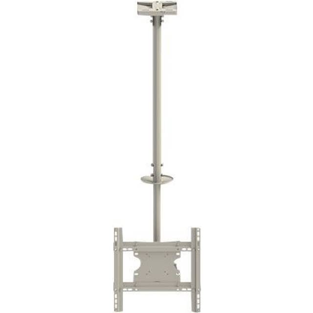 Multibrackets M Public 3000 - Monteringssats (takmontering) - för platt panel - medel, enkel - stål - vit, RAL 9016 - skärmstorlek: 32"-55"