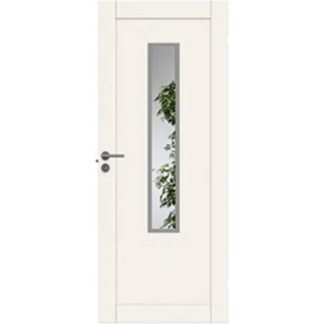 Innerdörr Swedoor Unique 01L GWA1120 Glas Vit NCS-S 0502-Y (7 x 20)
