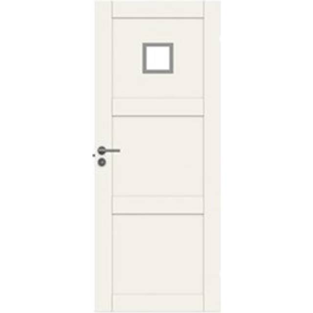 Innerdörr Swedoor Unique 01L GWA330 Glas Vit NCS-S 0502-Y (10 x 20)