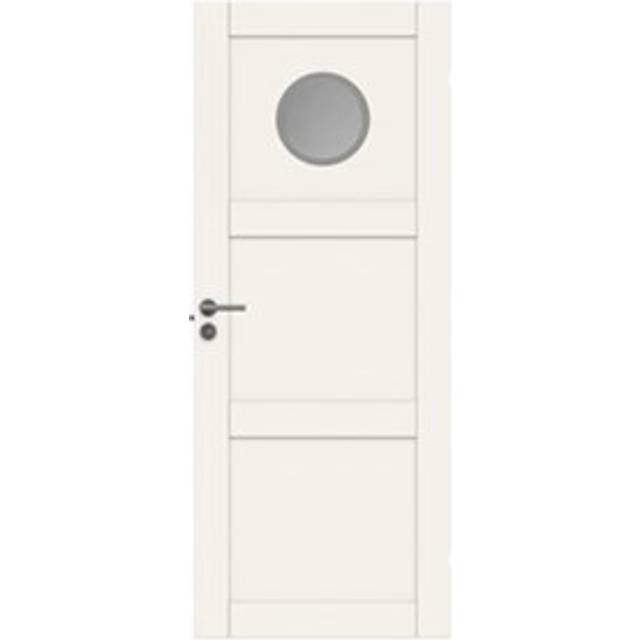 Innerdörr Swedoor Unique 03L GWA130 Glas Vit NCS-S 0502-Y (7 x 20)
