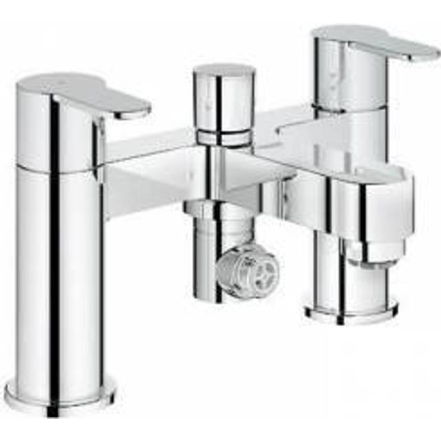 Grohe Eurosmart Cosmopolitan Two-Handled Bath Shower Mixer Tap, Silver