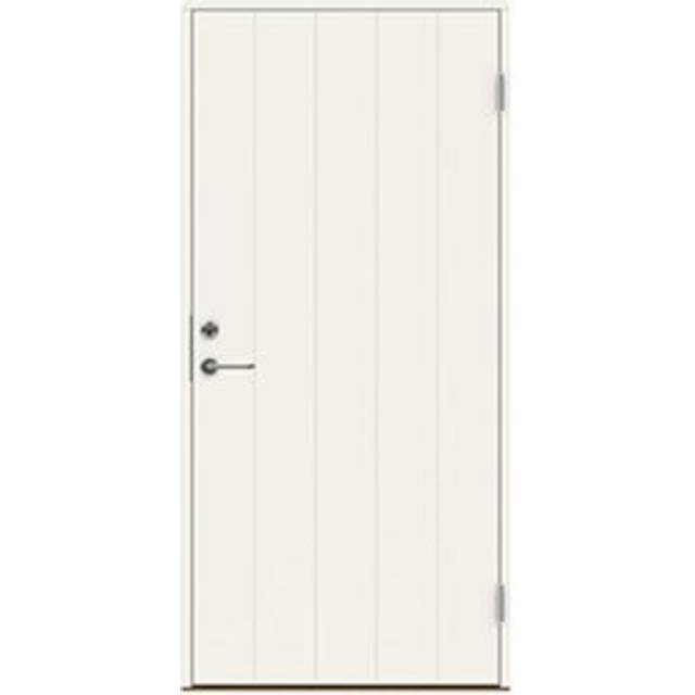 Ytterdörr Swedoor Cleverline P-100 Vit NCS-S 0502-Y (standard) (9 x 20, Vänsterhängd)