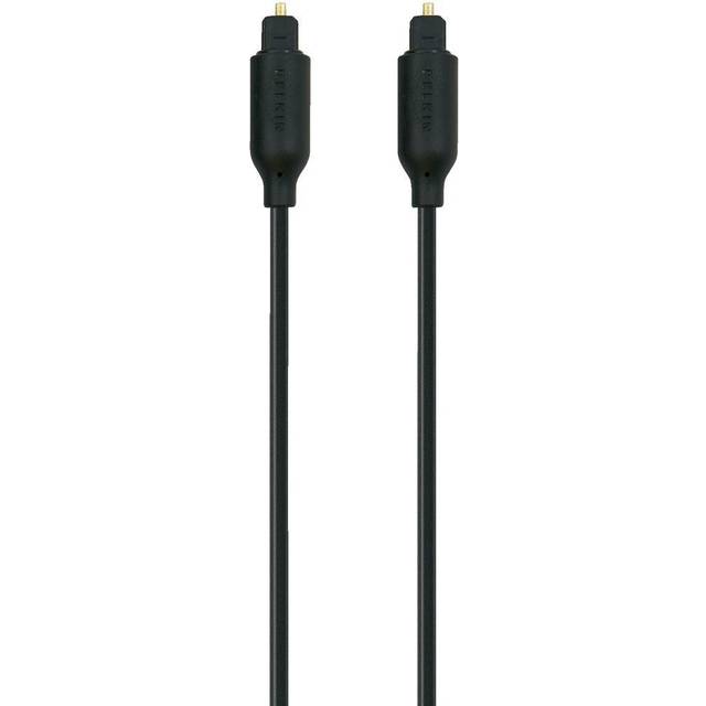 Gold-Plated Digital Optical Audio Cable, Black (1m)