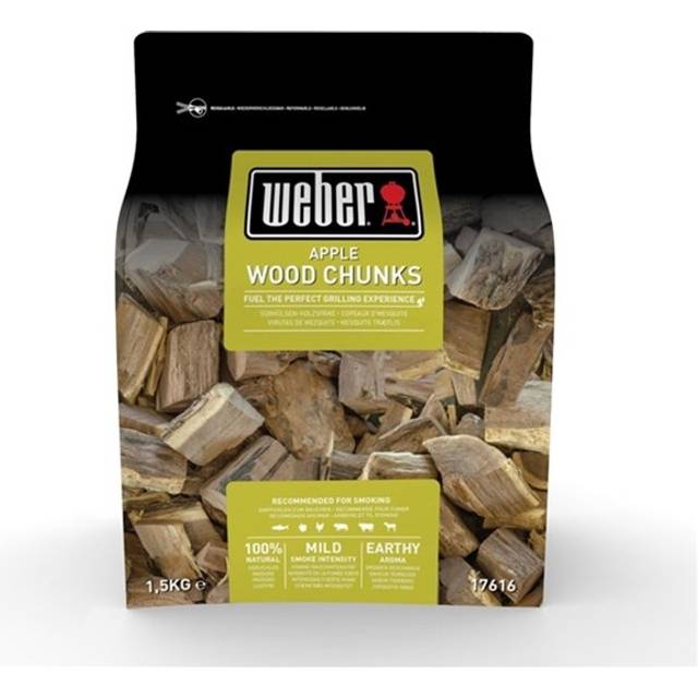 1.5kg Weber Apple Wood Chunks