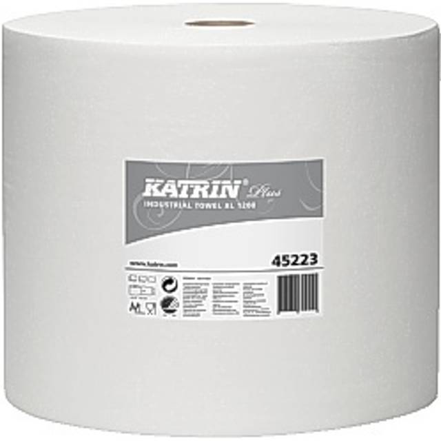 Industritorkrulle KATRIN Plus XL Vit, 1-lag, 1110m/rl