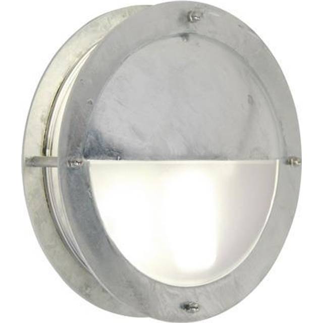 Nordlux Malte Coastal Outdoor IP54 Galvanized Eyelid Bulkhead Wall Lig