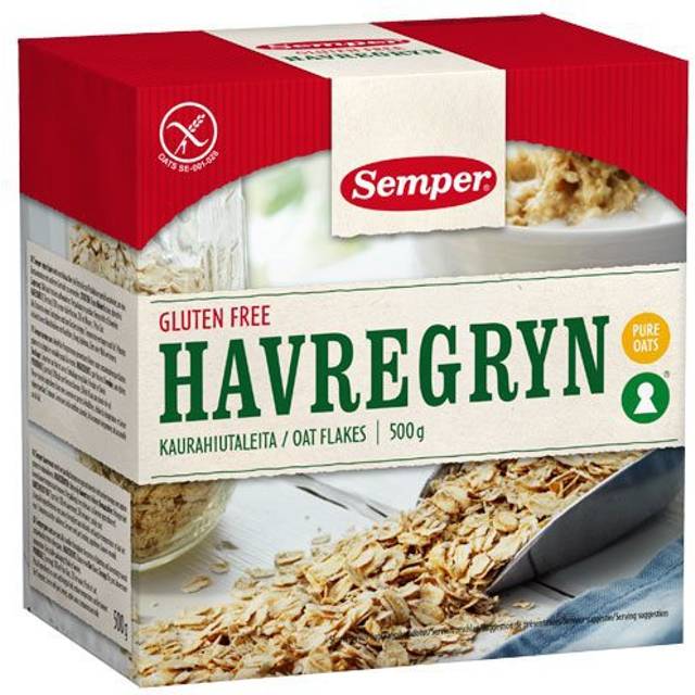 Semper glutenfria havregryn 500 g