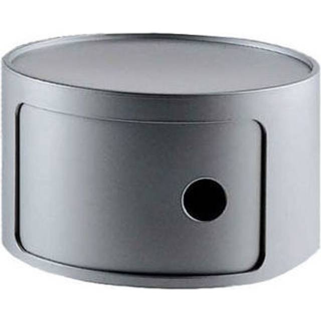 Kartell - Componibili 1 Module Round H 23.5cm - weiß/HxØ 23,5x42cm/ohne Deckel - white (23.5 x 42.0 x 42.0 x &#8960;42.0cm)