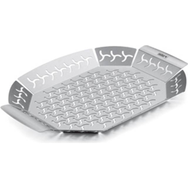 Premium Grilling Basket (Large), Silver - One Size