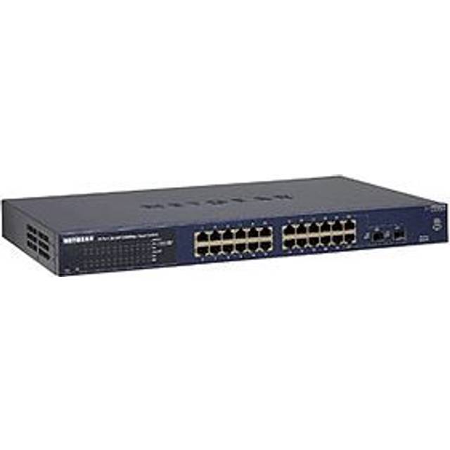 Netgear Prosafe 24Port Gigabit Fanless Smart Switch (With 2X Dedicated SFP Ports