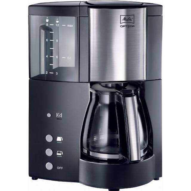 Melitta Optima Timer Black Filter Coffee Machine