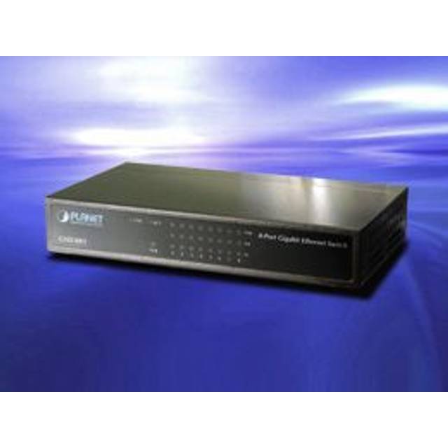 PLANET GSD-803 network switch Gigabit Ethernet (10/100/1000) Blue