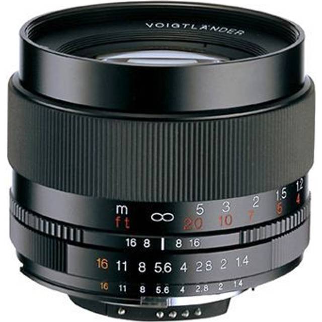 Used Voigtlander 58mm f/1.4 SL II-S Nokton Lens Black Nikon F Mount