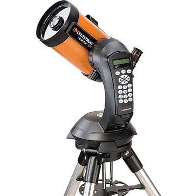 Celestron Nexstar 5SE Computerized Maksutov-Cassegrain GoTo Telescope with Table Top Tripod in Black/Orange