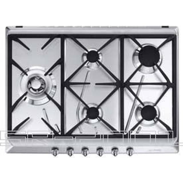 Smeg SRV575GH5 Cucina 69cm 5 Burner Gas Hob - STAINLESS STEEL