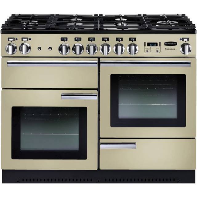 Rangemaster Professional Plus PROP110ECCR/C 110cm Electric Range Cooker with Ceramic Hob - Cream / Chrome - A/A Rated