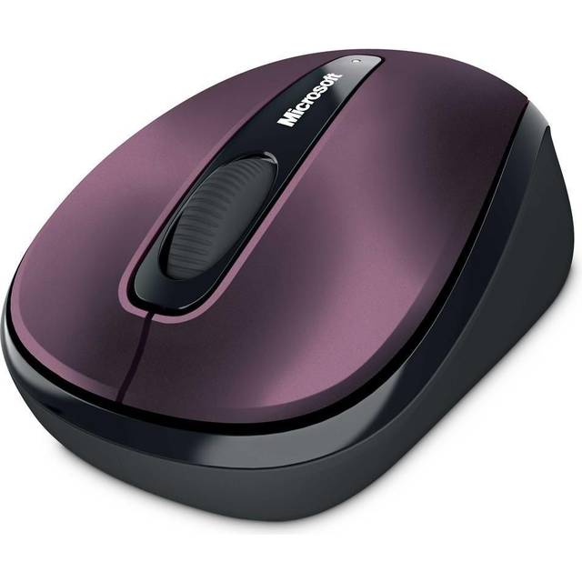 Microsoft Wireless Mobile Mouse 3500 - Limited Edition - mus - 2.4 GHz - glänsande flamröd