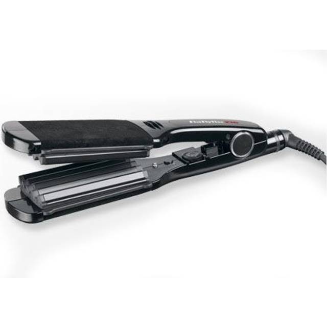 Babyliss Pro Black Crimpin Iron keramiska plattor med 25 värmeinställningar 6,3 cm