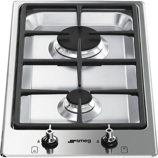 Smeg Classic PGF32G 31cm Gas Hob - Stainless Steel