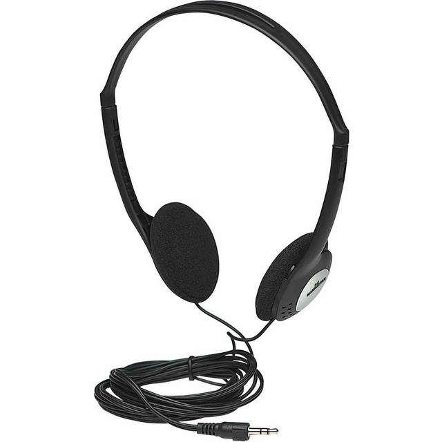 Manhattan 177481 Wired Stereo Headphone Over-The-Head Circumaural Black 32 177481