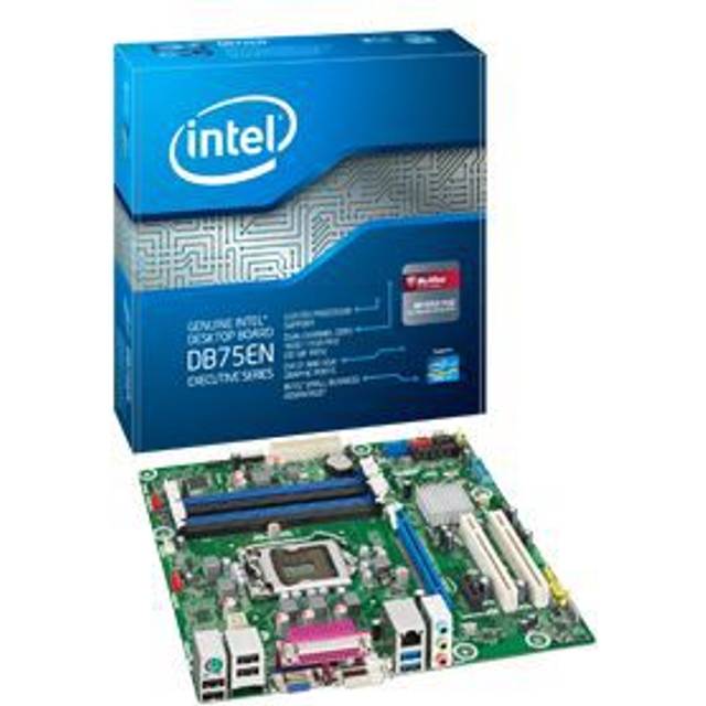 Intel DB75EN moderkortsuttag 1155 chipset SATA III / 4 x SATA II 2 x USB 3.0/4 x USB 2.0 GLAN 8-kanals ljud Micro ATX