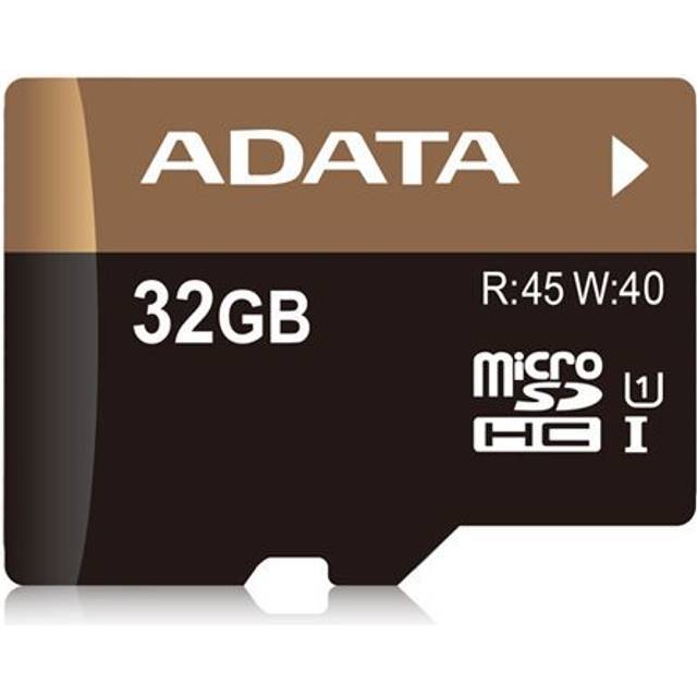 32GB Adata Premier Class 10 microSD Card & Adaptor