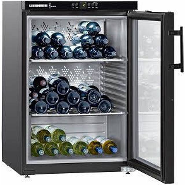 Liebherr WKb1812 - Black 66 Bottle Capacity Wine Cooler - G energy